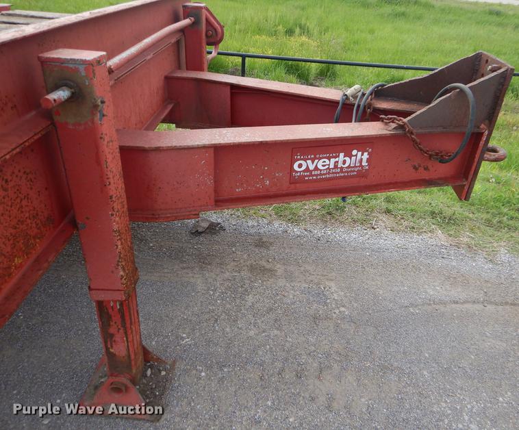image for item FH9409 2004 Overbilt tilt deck equipment trailer