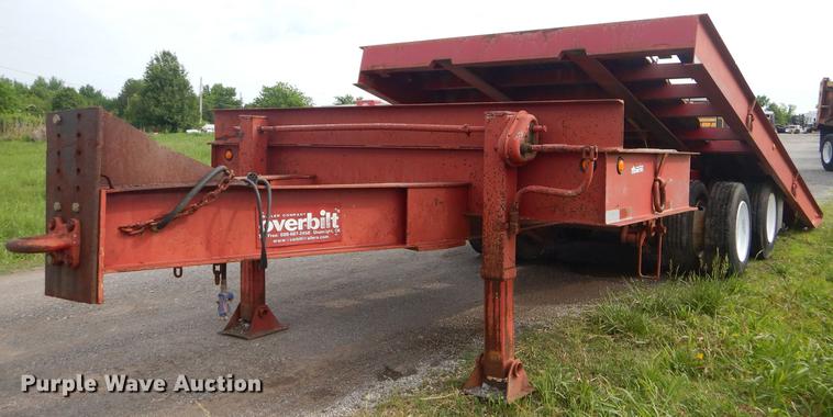 image for item FH9409 2004 Overbilt tilt deck equipment trailer