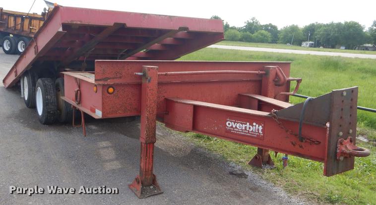 image for item FH9409 2004 Overbilt tilt deck equipment trailer