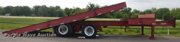 image for item FH9409 2004 Overbilt tilt deck equipment trailer