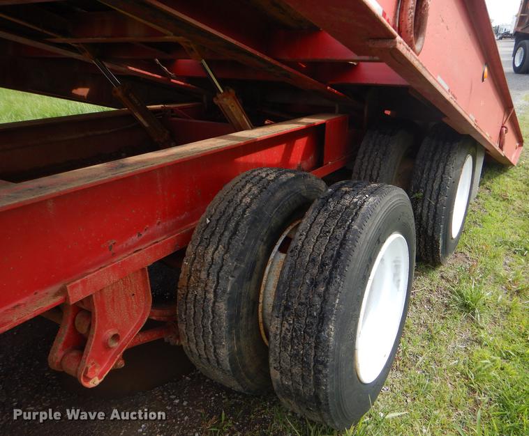 image for item FH9409 2004 Overbilt tilt deck equipment trailer