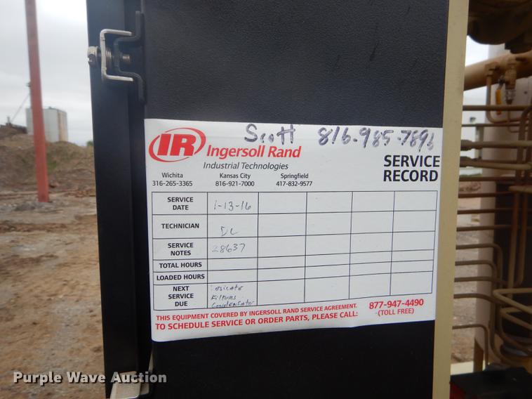image for item FH9425 Ingersoll Rand compressor and dryer