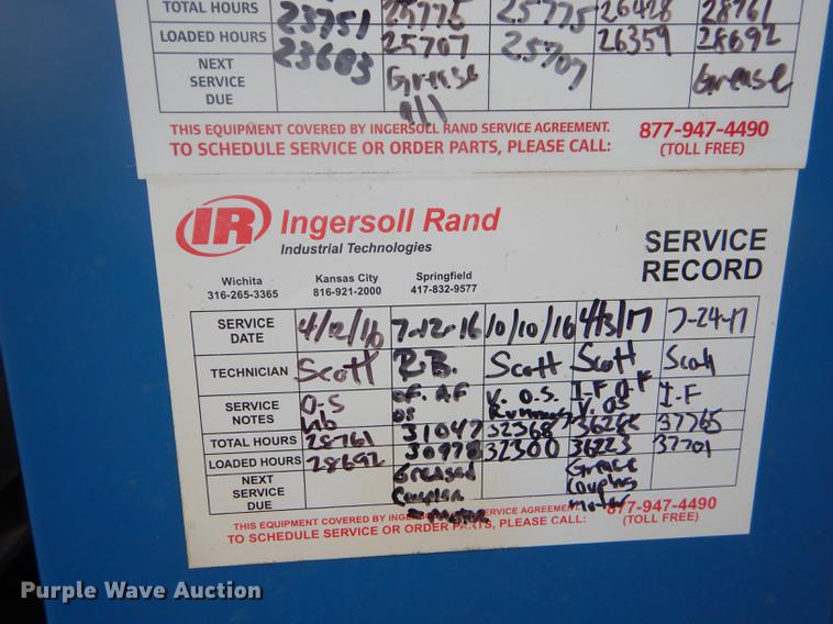 image for item FH9425 Ingersoll Rand compressor and dryer