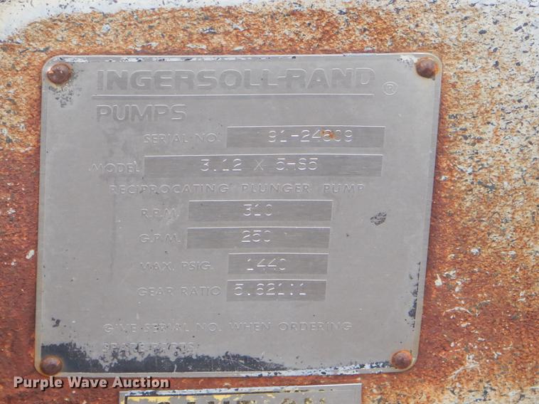 image for item FH9431 (2) Ingersoll Rand 3.12x5-S5 pumps