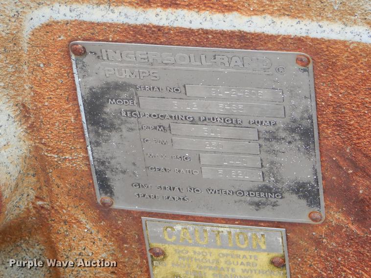 image for item FH9431 (2) Ingersoll Rand 3.12x5-S5 pumps