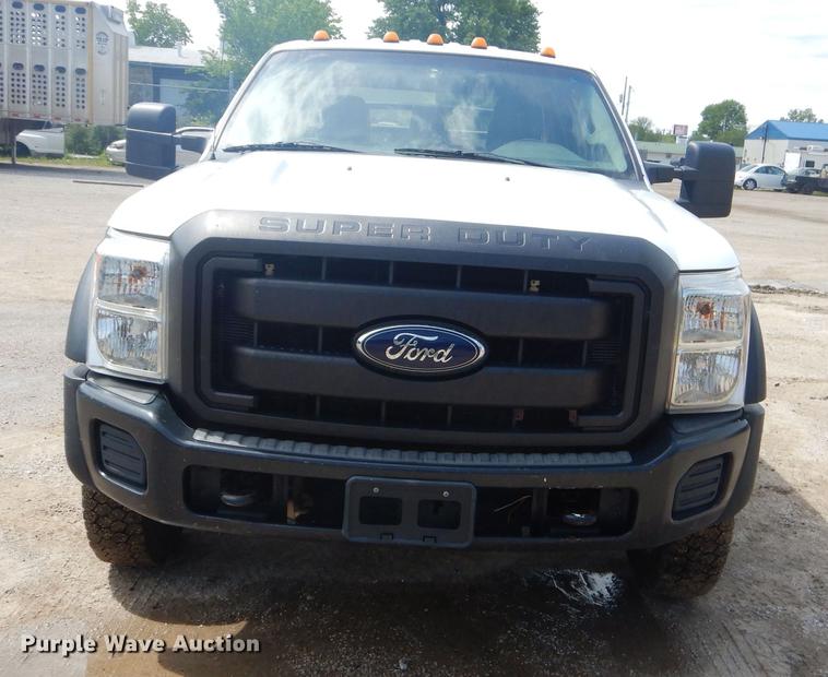 image for item FH9434 2012 Ford F550 XL Crew Cab flatbed truck