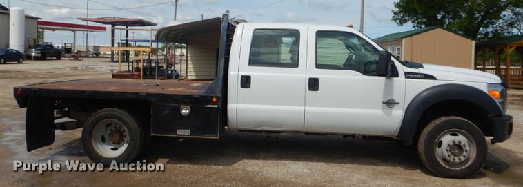 image for item FH9434 2012 Ford F550 XL Crew Cab flatbed truck