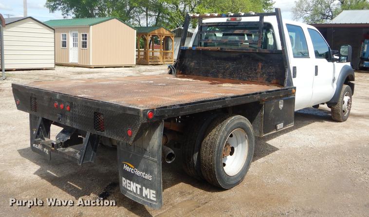 image for item FH9434 2012 Ford F550 XL Crew Cab flatbed truck