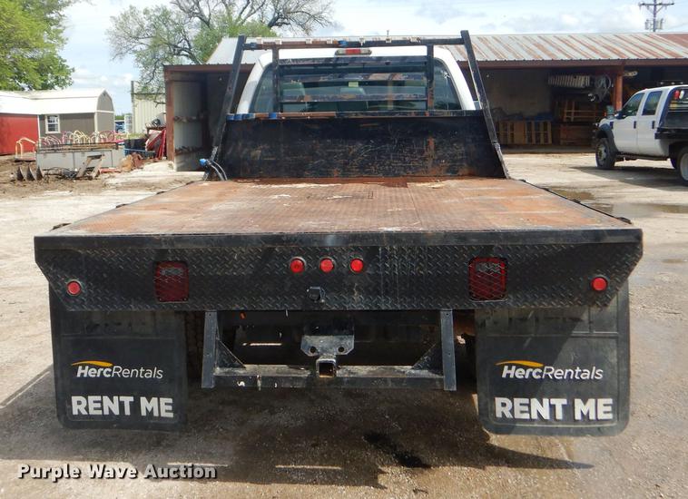 image for item FH9434 2012 Ford F550 XL Crew Cab flatbed truck
