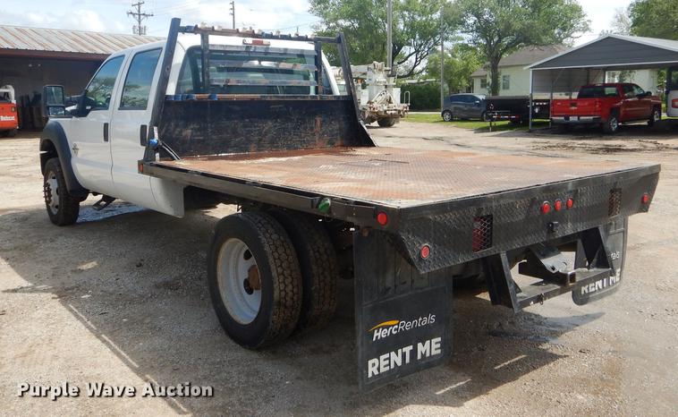 image for item FH9434 2012 Ford F550 XL Crew Cab flatbed truck