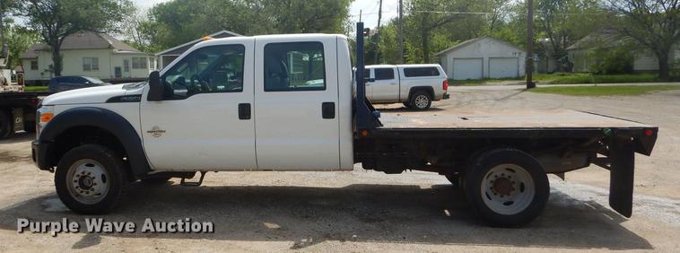 image for item FH9434 2012 Ford F550 XL Crew Cab flatbed truck