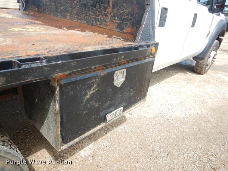 image for item FH9434 2012 Ford F550 XL Crew Cab flatbed truck