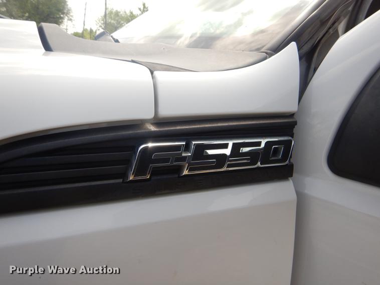 image for item FH9434 2012 Ford F550 XL Crew Cab flatbed truck