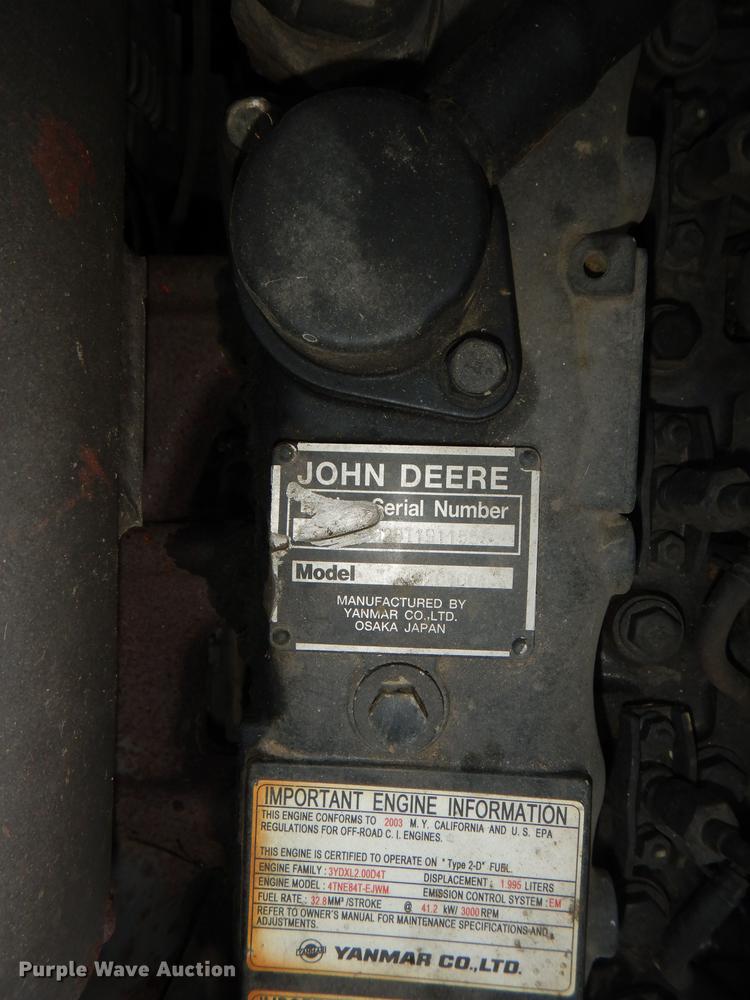 image for item FK9241 2003 John Deere 1600 lawn mower