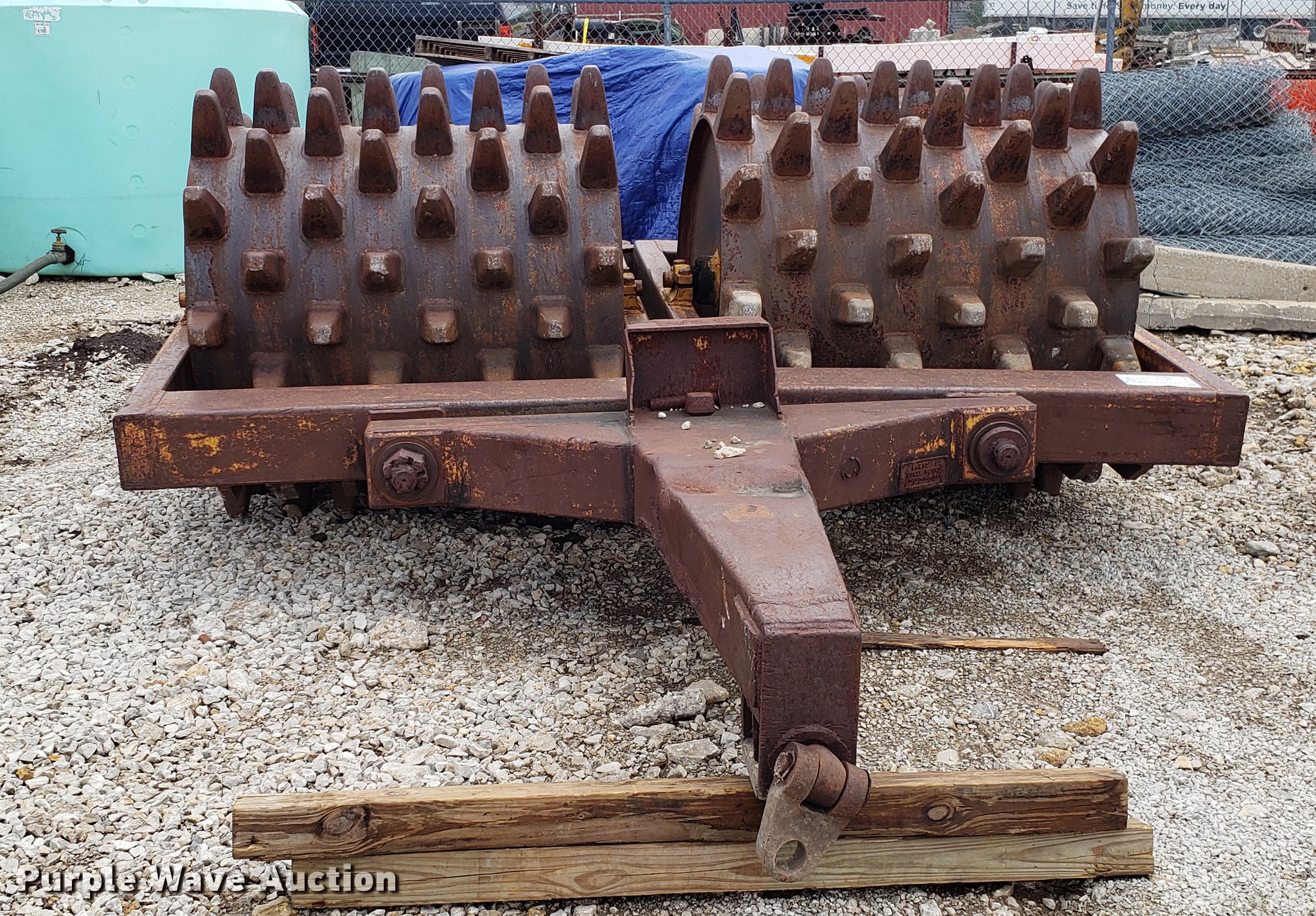American Steel Works sheepsfoot roller in Belton, MO Item DF3443 sold
