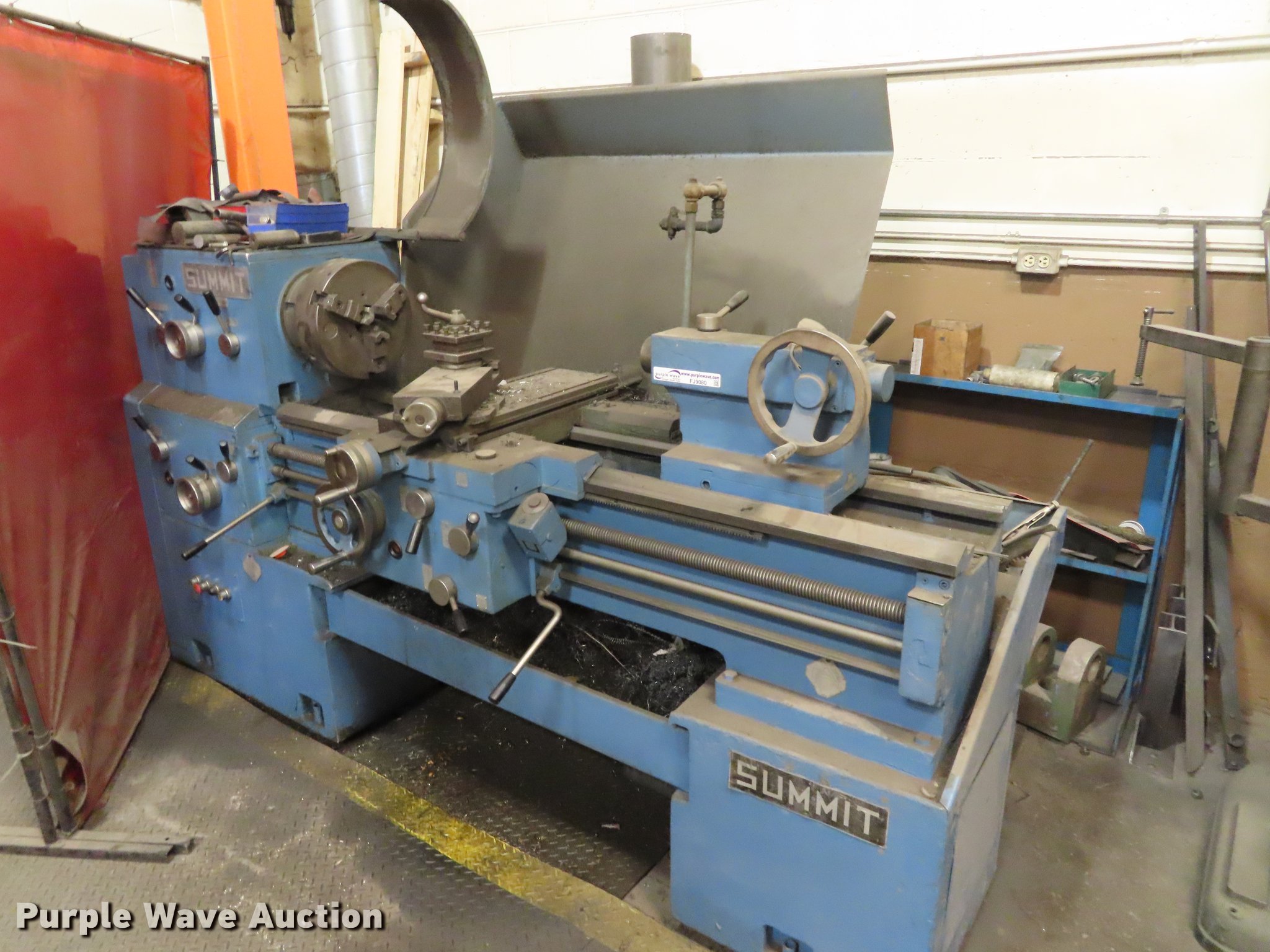 Summit metal lathe in Topeka, KS Item FJ9080 sold Purple Wave