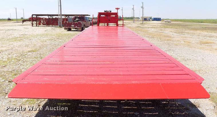 image for item DB9671 2018 FTB GN shop built tilt deck equipment trailer