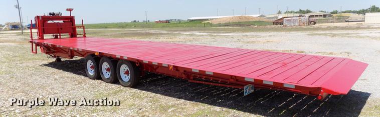 image for item DB9671 2018 FTB GN shop built tilt deck equipment trailer