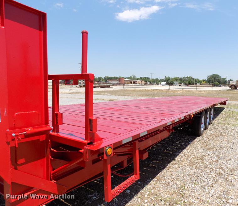 image for item DB9671 2018 FTB GN shop built tilt deck equipment trailer