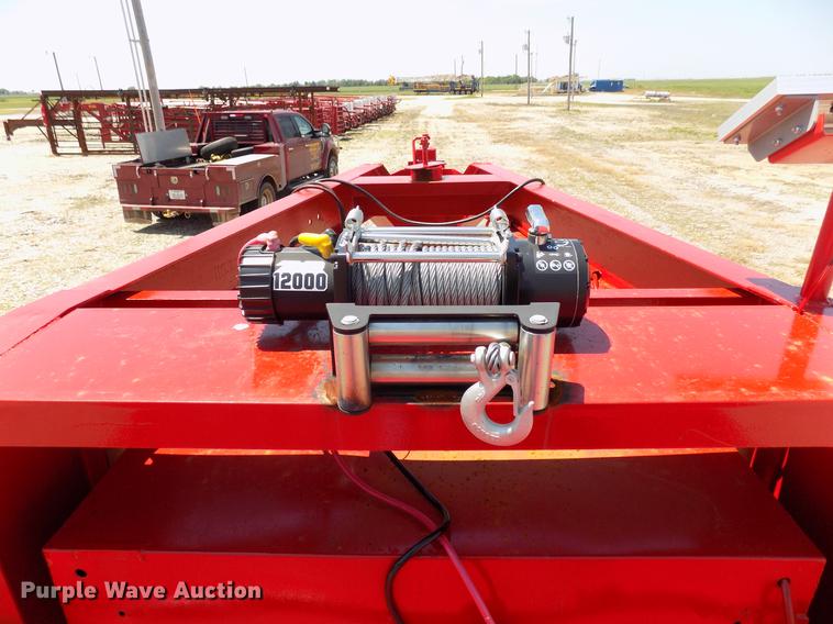 image for item DB9671 2018 FTB GN shop built tilt deck equipment trailer