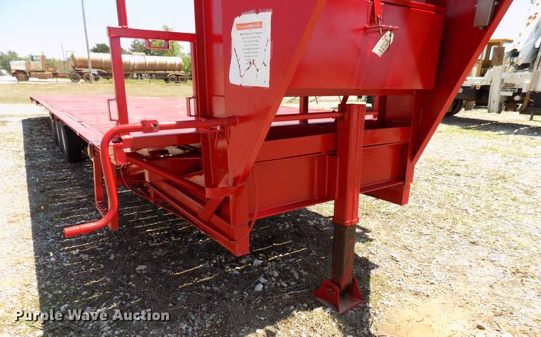 image for item DB9671 2018 FTB GN shop built tilt deck equipment trailer