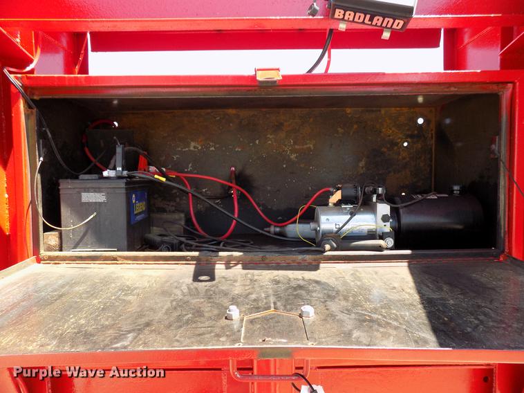 image for item DB9671 2018 FTB GN shop built tilt deck equipment trailer