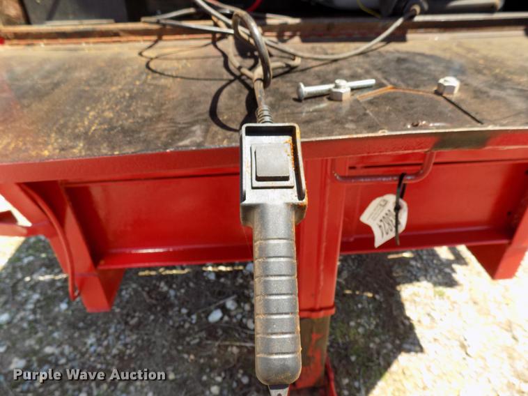 image for item DB9671 2018 FTB GN shop built tilt deck equipment trailer