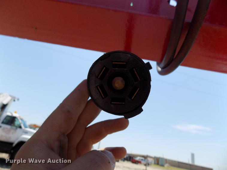 image for item DB9671 2018 FTB GN shop built tilt deck equipment trailer