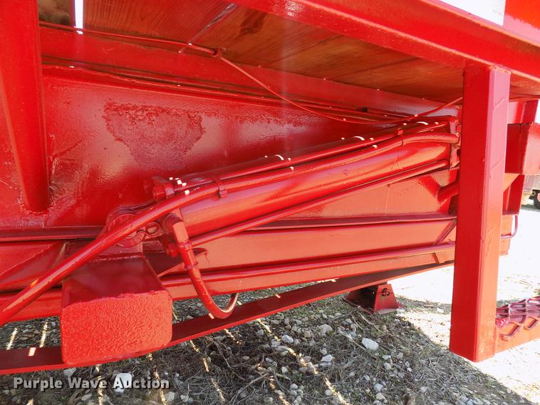 image for item DB9671 2018 FTB GN shop built tilt deck equipment trailer