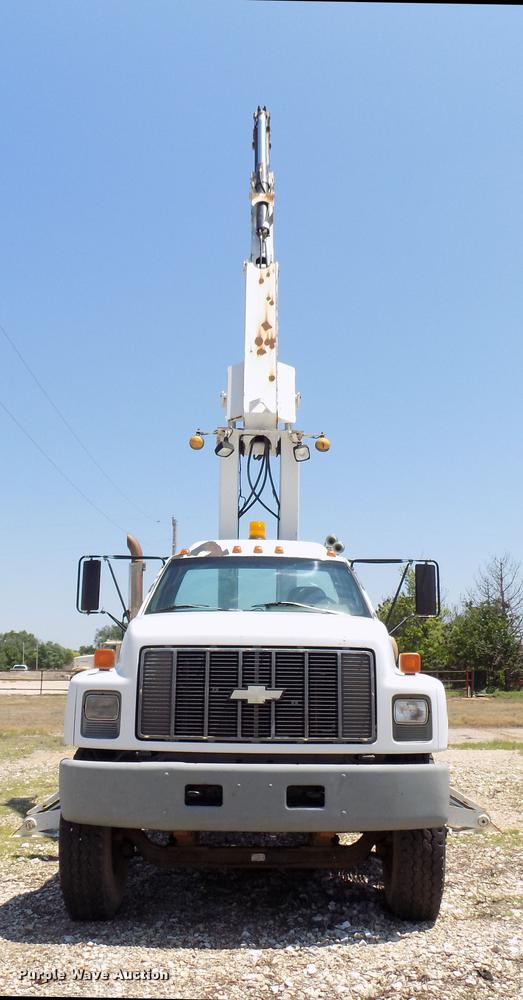 image for item DB9672 1995 Chevrolet Kodiak crane truck