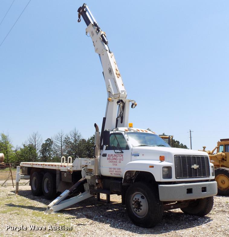 image for item DB9672 1995 Chevrolet Kodiak crane truck