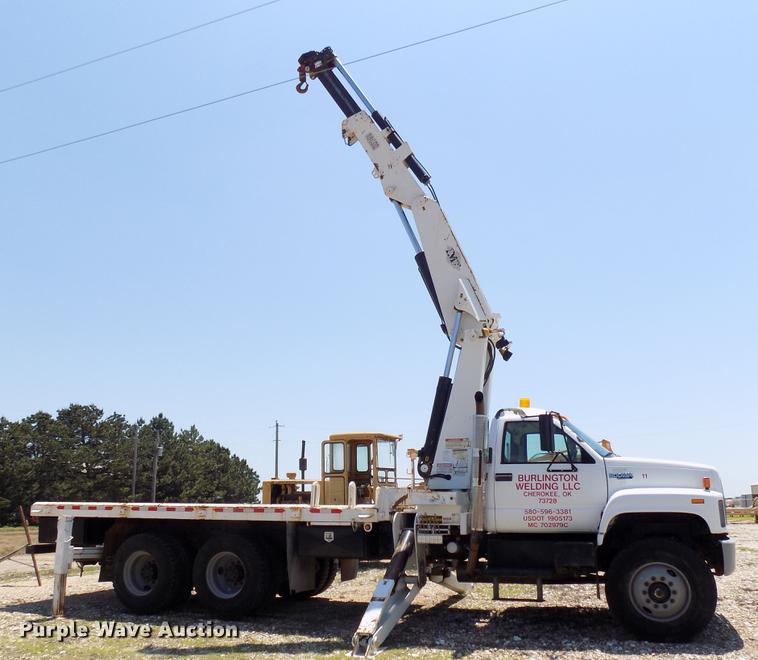 image for item DB9672 1995 Chevrolet Kodiak crane truck