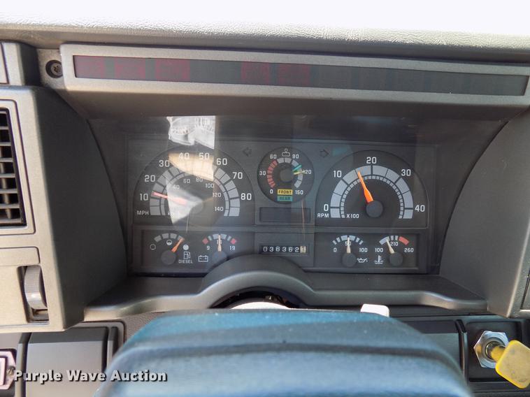 image for item DB9672 1995 Chevrolet Kodiak crane truck