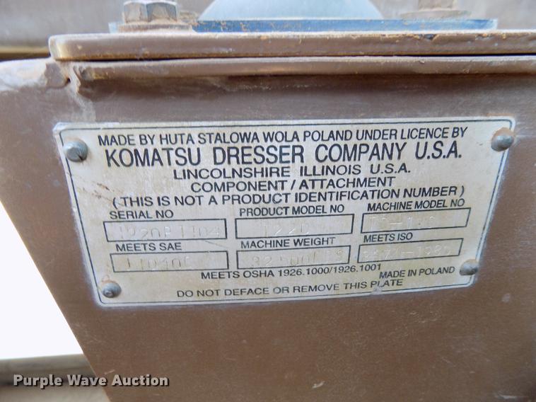 image for item DB9674 Dresser TD12C dozer