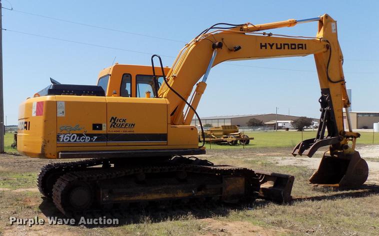 image for item DB9676 2006 Hyundai 160LC-7 excavator