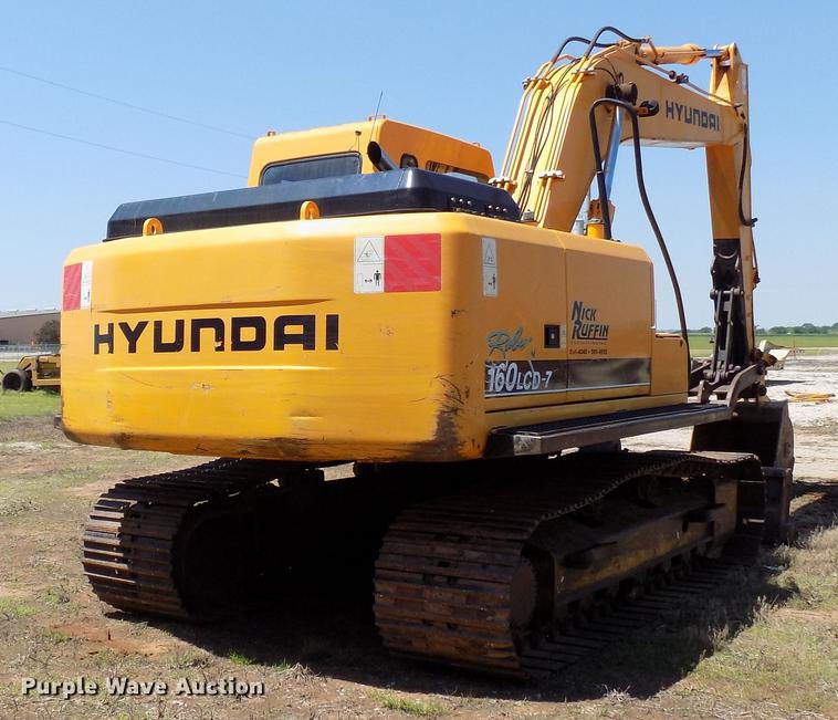 image for item DB9676 2006 Hyundai 160LC-7 excavator