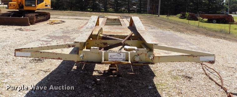 image for item DB9677 2013 Shopbuilt lowboy equipment trailer