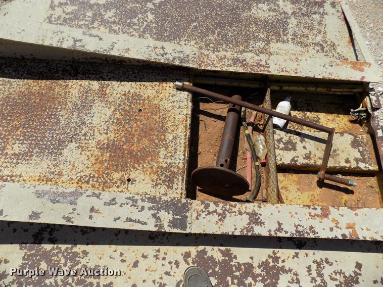 image for item DB9677 2013 Shopbuilt lowboy equipment trailer