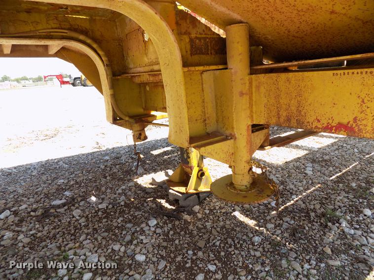 image for item DB9677 2013 Shopbuilt lowboy equipment trailer