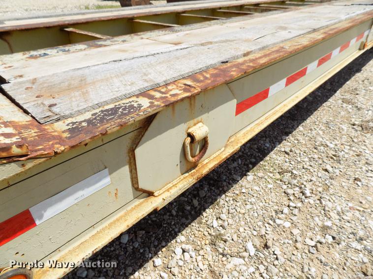 image for item DB9677 2013 Shopbuilt lowboy equipment trailer