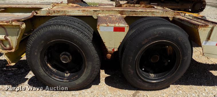 image for item DB9677 2013 Shopbuilt lowboy equipment trailer