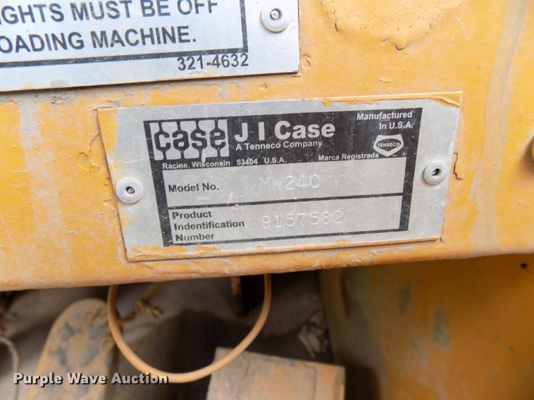 image for item DB9681 1984 Case W24C wheel loader