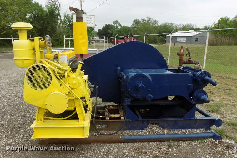 Gardner Denver PX172 triplex pump in Healdton, OK Item DB9703 sold