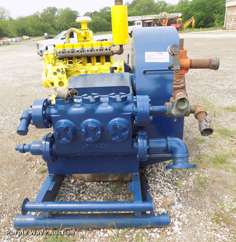 Gardner Denver PX172 triplex pump in Healdton, OK Item DB9703 sold