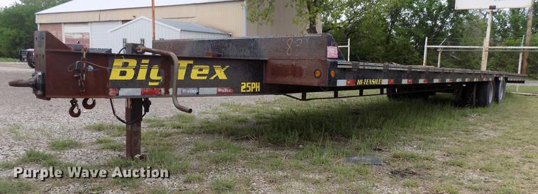 image for item DB9705 2009 Big Tex 25PH equipment trailer