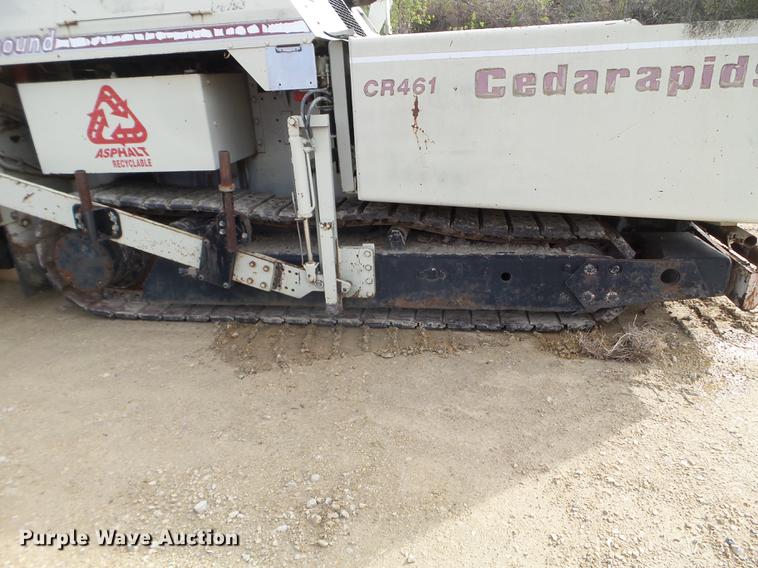 image for item DC4624 1993 Cedarapids CR461 paver