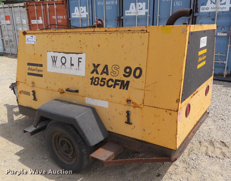 image for item DE3442 1994 Atlas Copco XAS 90 air compressor