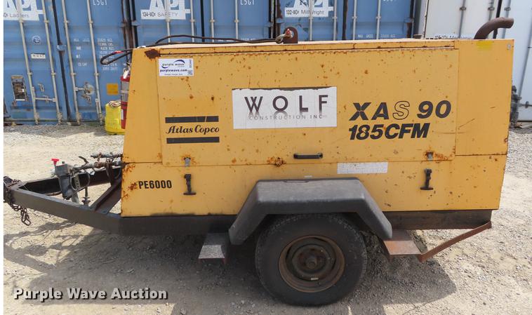 image for item DE3442 1994 Atlas Copco XAS 90 air compressor
