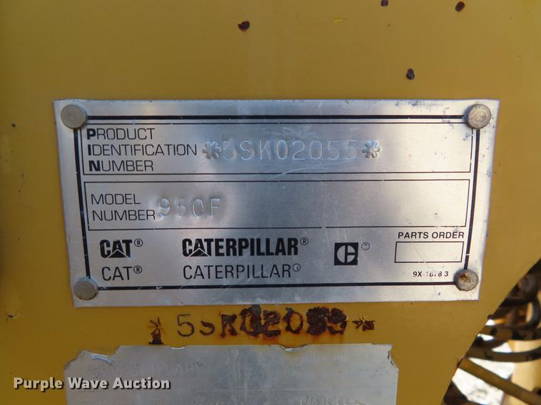 image for item DE3469 1996 Caterpillar 950F Series II wheel loader