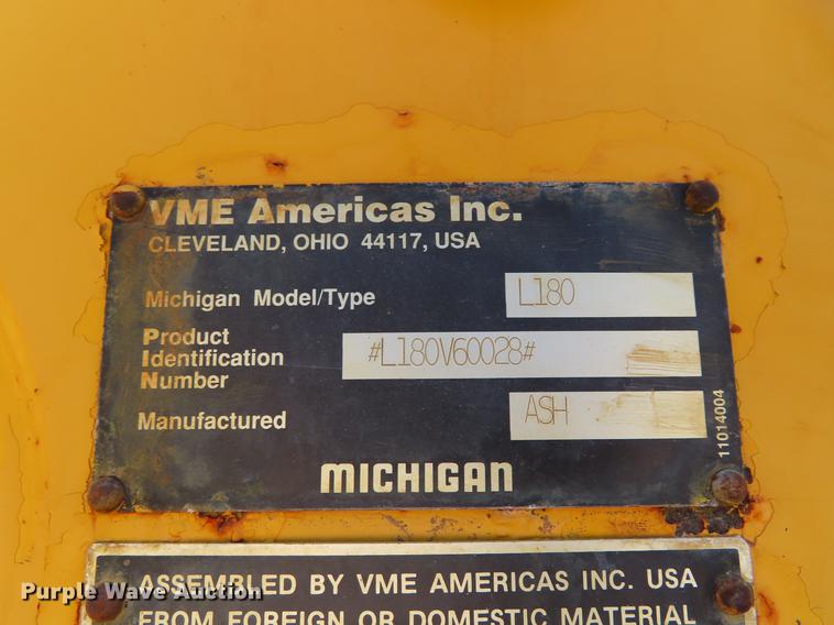 image for item DE3470 1992 Volvo L180 wheel loader